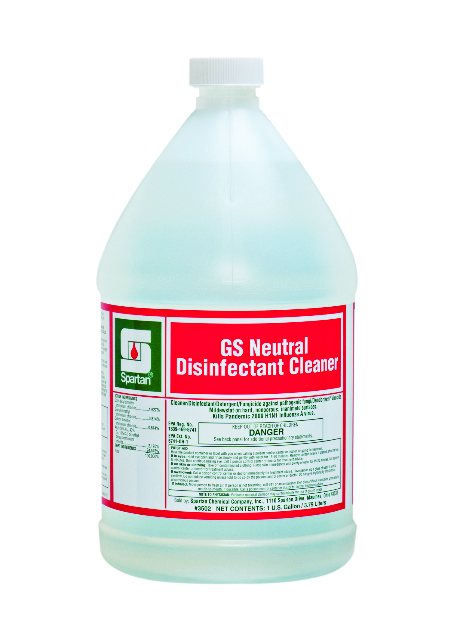 GS Neutral Disinfectant Cleaner® 1 gallon (4 per case)